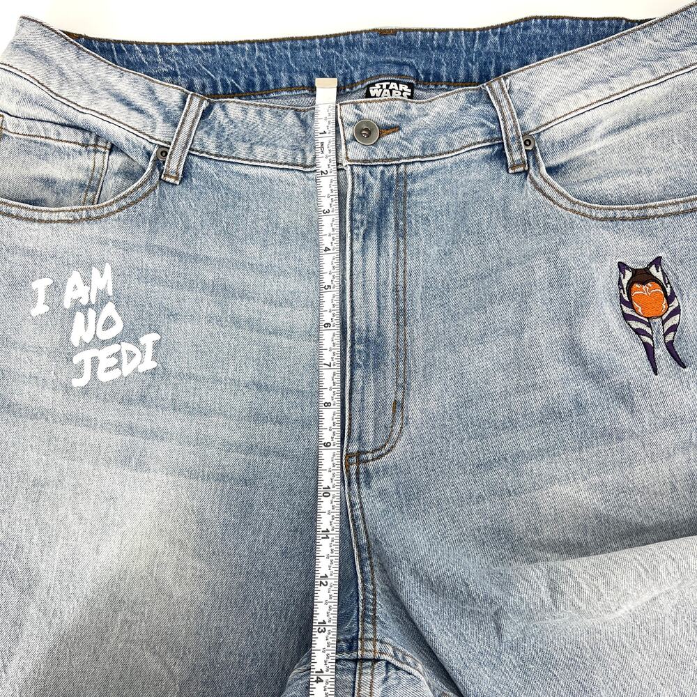 Her Universe Star Wars Ahsoka Mom Stretch Womens Jeans Embroidered Size 18 - Picture 7 of 10